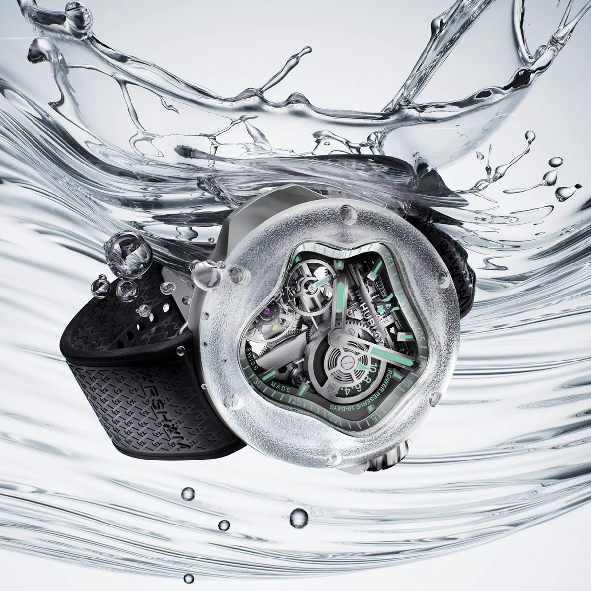 HUBLOT x Daniel Arsham MP-17 Meca-10 Arsham Splash Titanium Sapphire