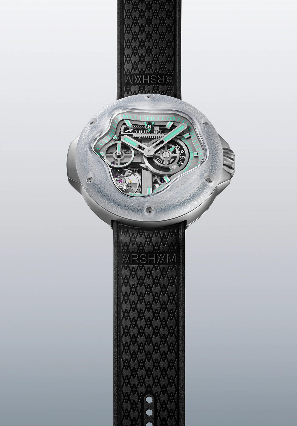 HUBLOT x Daniel Arsham MP-17 Meca-10 Arsham Splash Titanium Sapphire