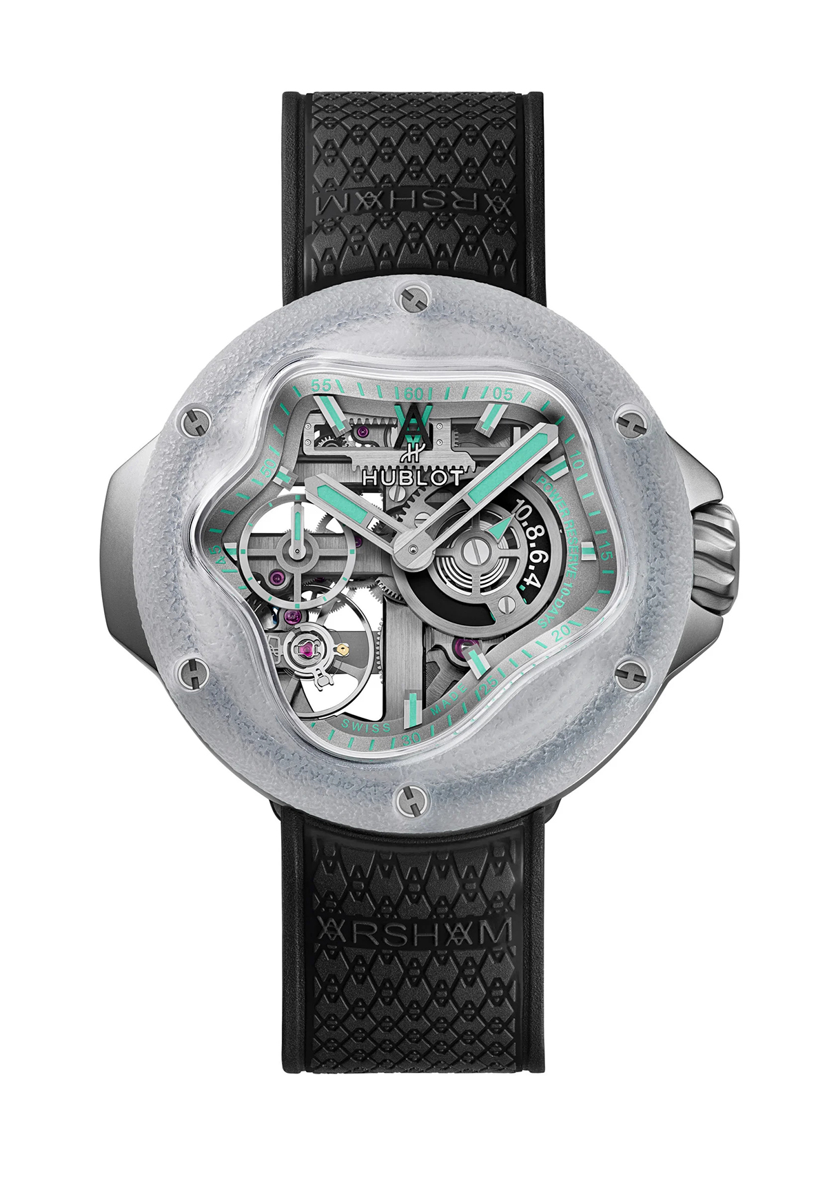 HUBLOT x Daniel Arsham MP-17 Meca-10 Arsham Splash Titanium Sapphire