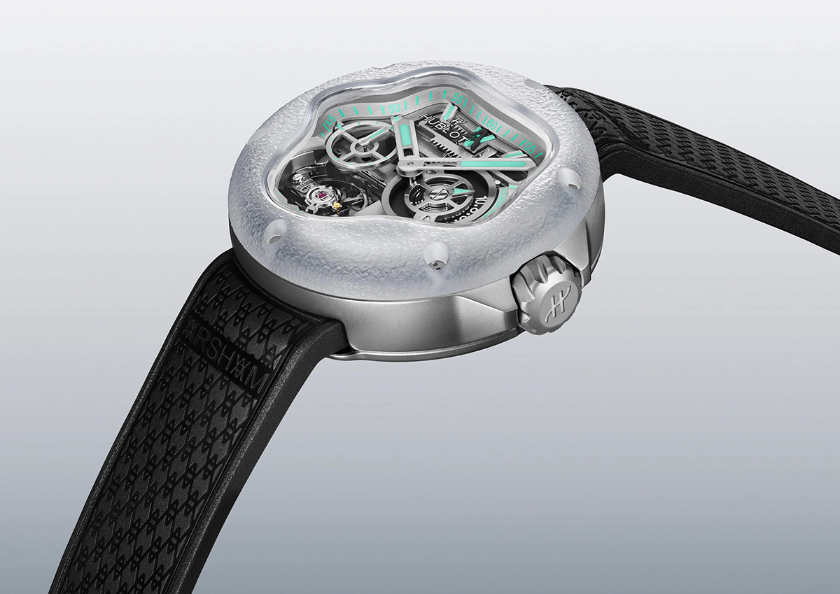 HUBLOT x Daniel Arsham MP-17 Meca-10 Arsham Splash Titanium Sapphire