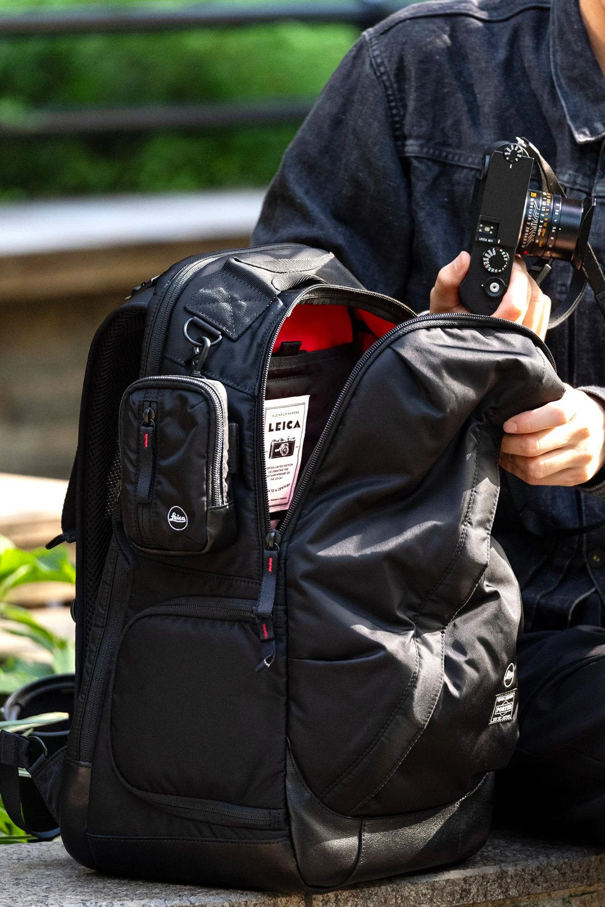Leica x PORTER BACKPACK with CAMERA CASE & POUCH