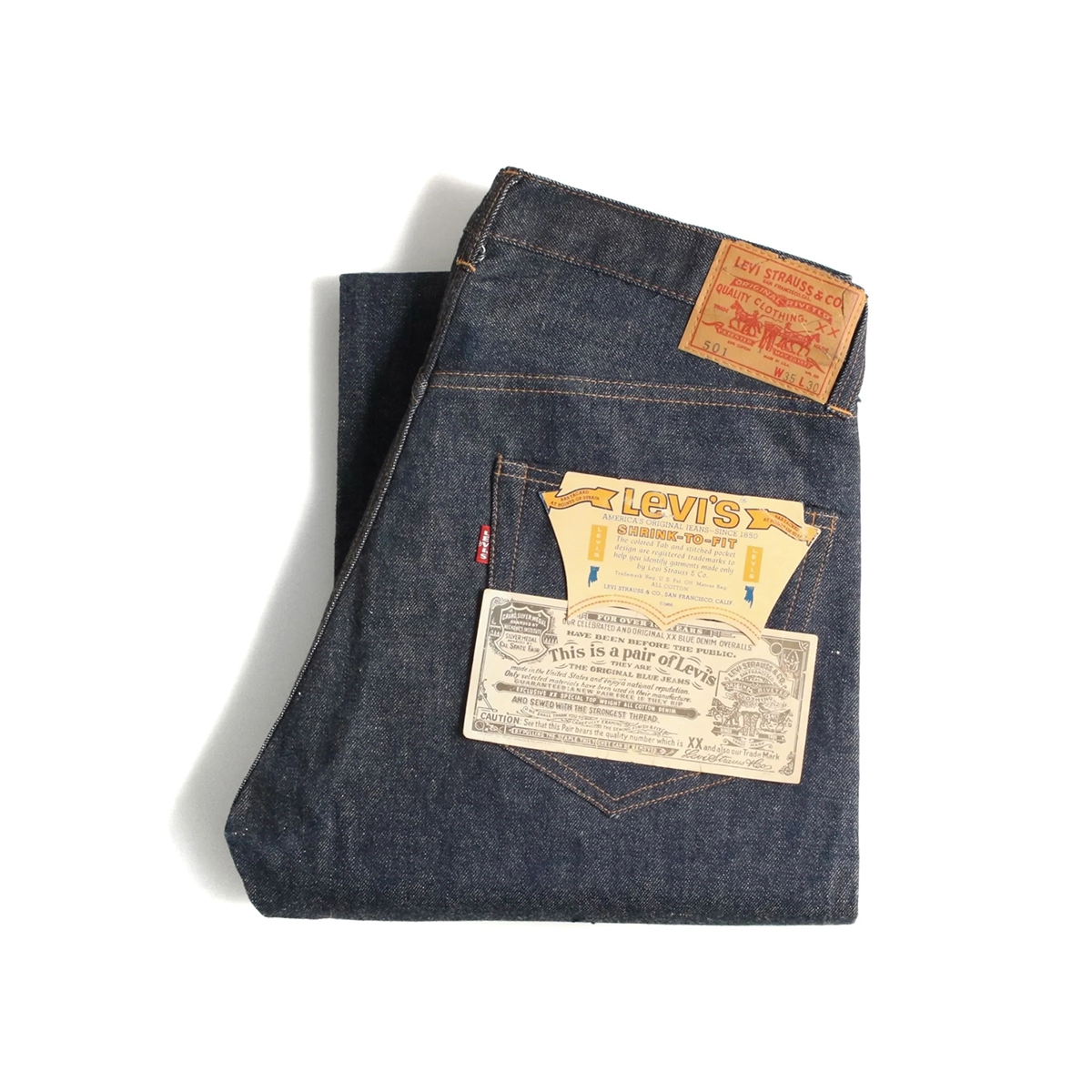 1960's LEVI'S® 501 BigE Denim Pants Dead Stock