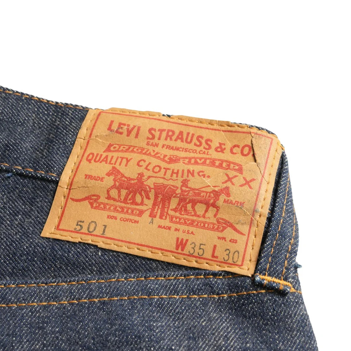 1960's LEVI'S® 501 BigE Denim Pants Dead Stock