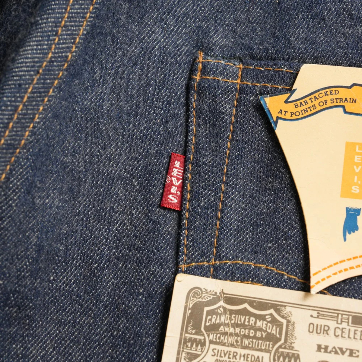 1960's LEVI'S® 501 BigE Denim Pants Dead Stock