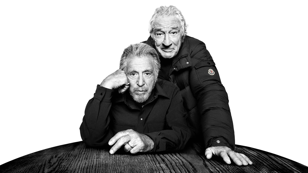 MONCLER 2025 Autumn Winter Warmer Together Campaigh with Al Pacino & Robert De Niro