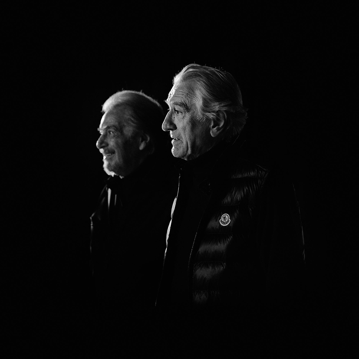 MONCLER 2025 Autumn Winter Warmer Together Campaigh with Al Pacino & Robert De Niro