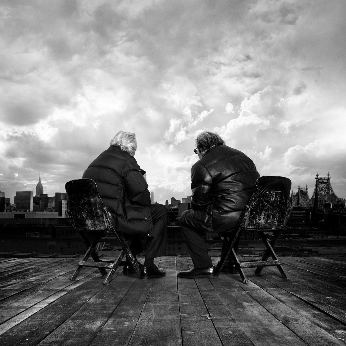 MONCLER 2025 Autumn Winter Warmer Together Campaigh with Al Pacino & Robert De Niro
