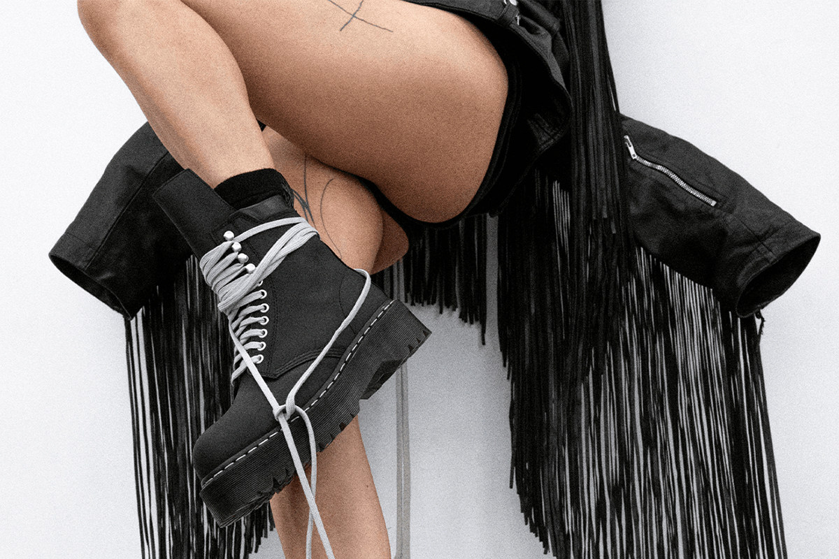 Dr. Martens x Rick Owens Collaboration Boots