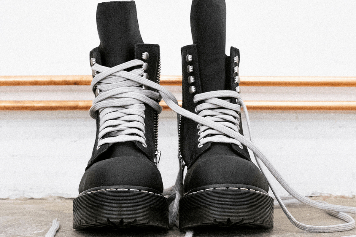 Dr. Martens x Rick Owens Collaboration Boots
