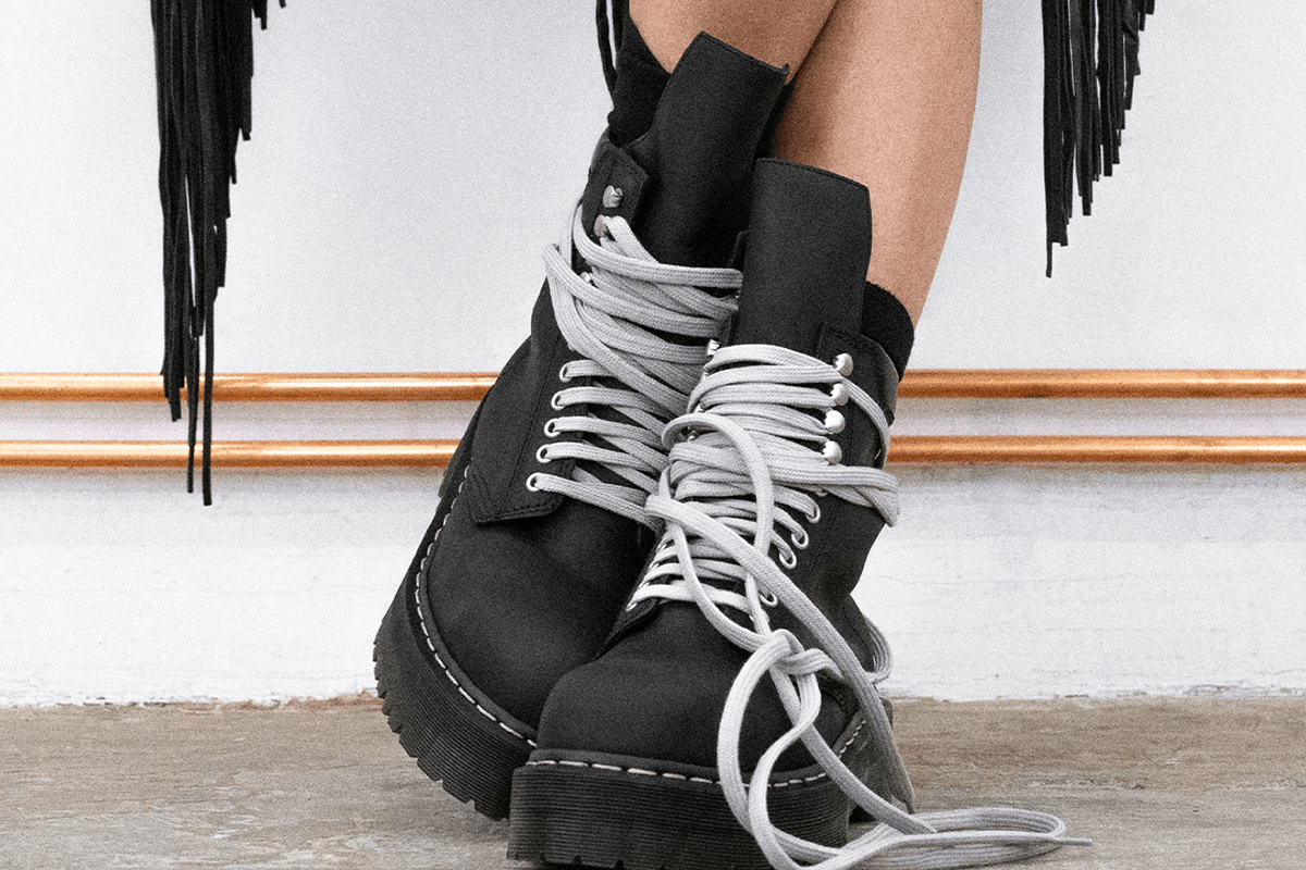 Dr. Martens x Rick Owens Collaboration Boots