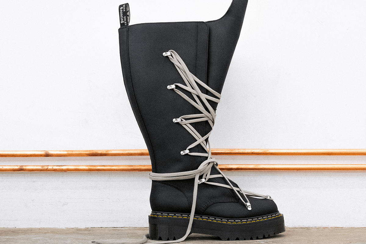 Dr. Martens x Rick Owens Collaboration Boots