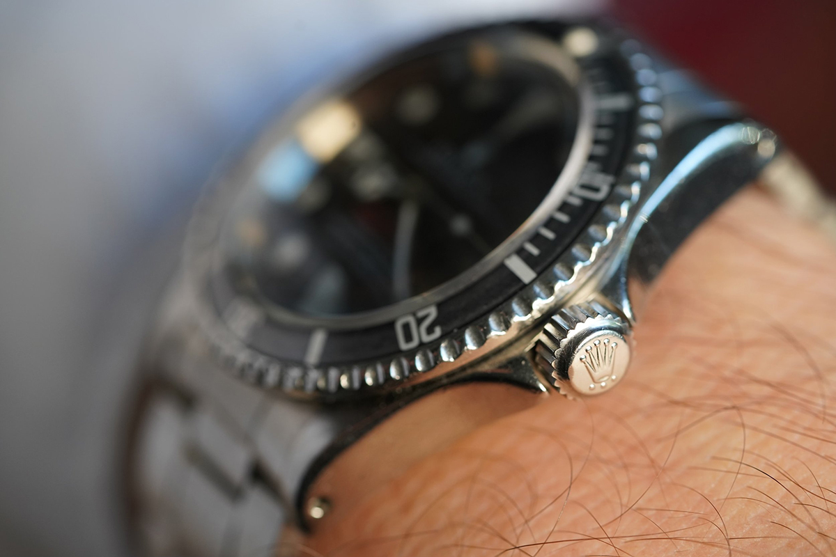 1970's Rolex Sea-Dweller Double Red Ref1665 Tropical Thin Case
