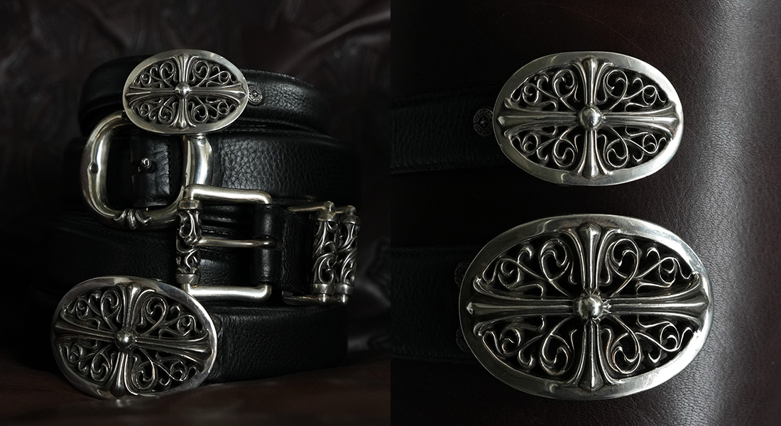 CHROME HEARTS Oval Belt Gunslinger Belt Roller Belt