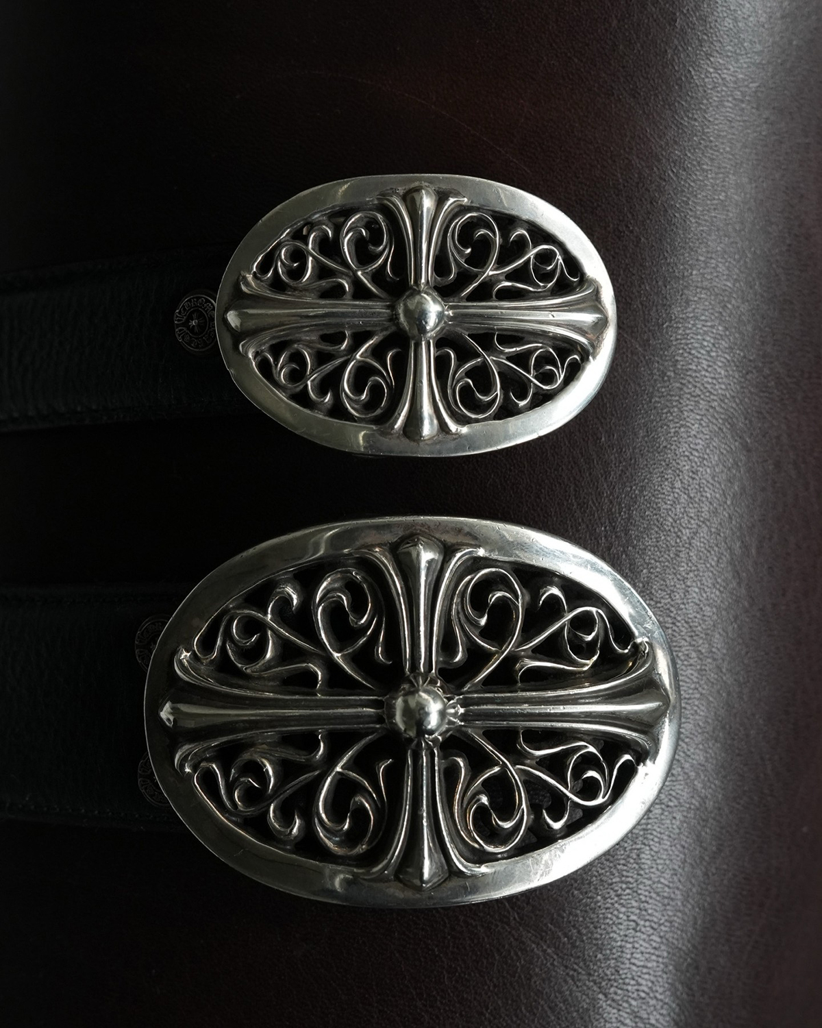 CHROME HEARTS Oval Belt Gunslinger Belt Roller Belt