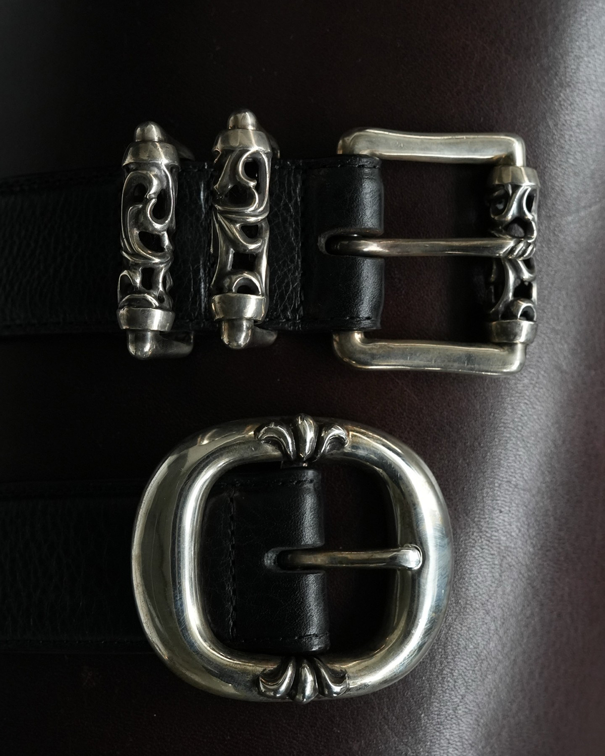 CHROME HEARTS Oval Belt Gunslinger Belt Roller Belt