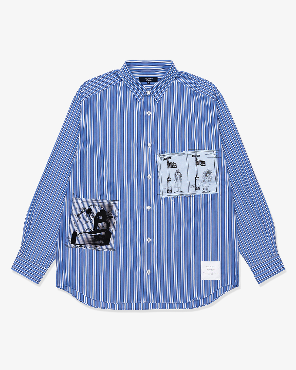 COMME des GARÇONS HOMME Cotton Stripe X Cotton Stripe Cotton Oxford MixRalph Steadman