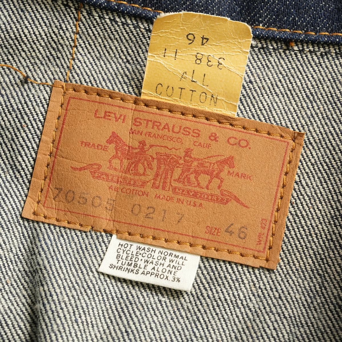 1970's Levi's® 70505e Denim Jacket Vintage