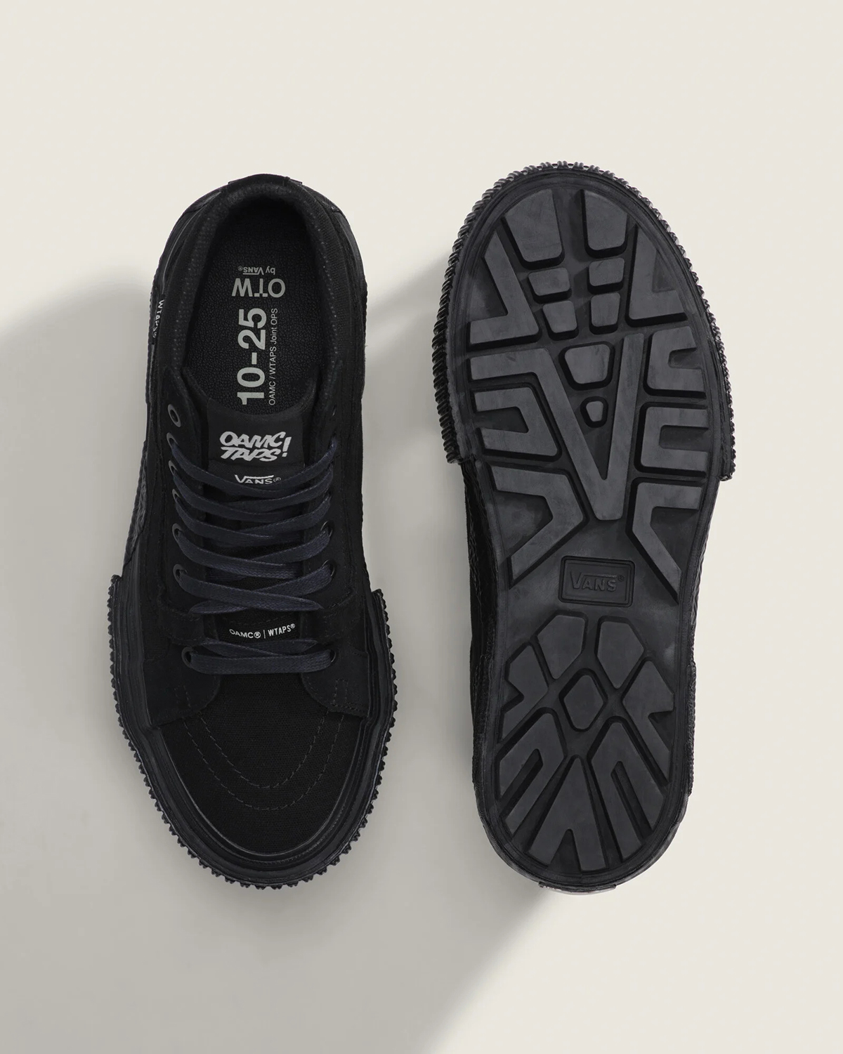 OTW by Vans x OAMC x WTAPS Sk8-Hi GL Lug and Seylynn Lug