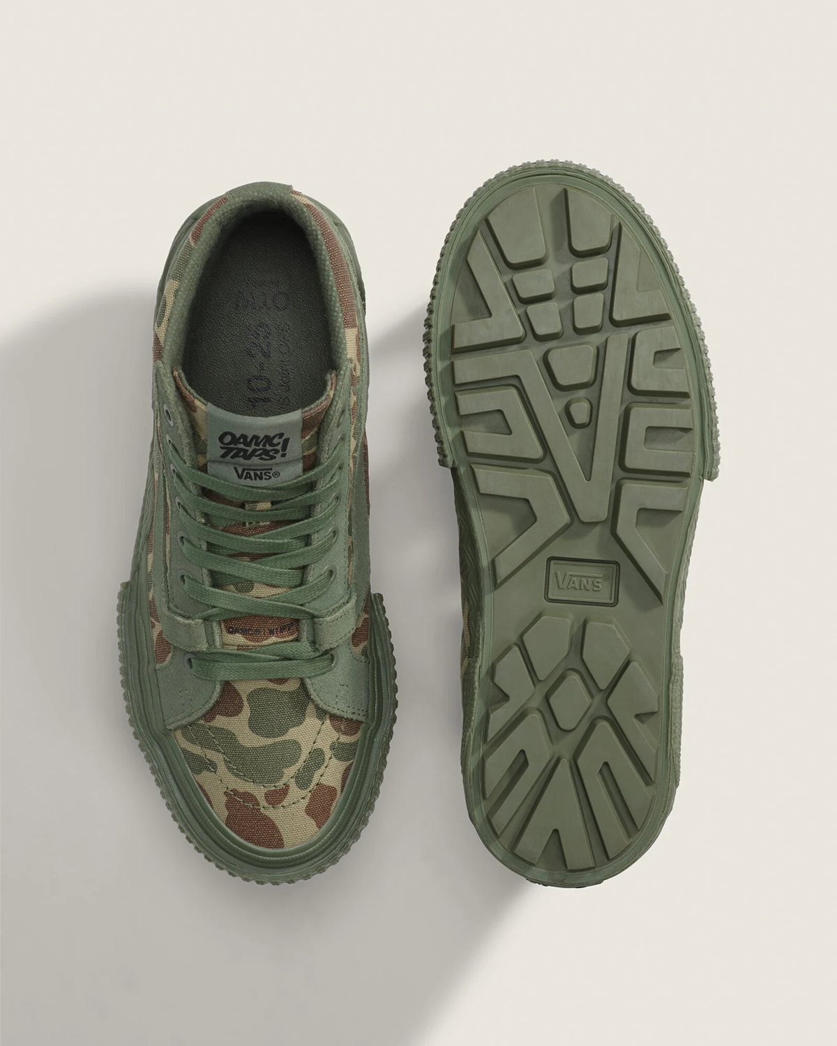 OTW by Vans x OAMC x WTAPS Sk8-Hi GL Lug and Seylynn Lug