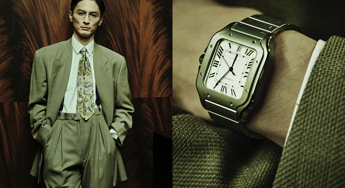 Cartier NOT ROUND, BUT SANTOS Campaign