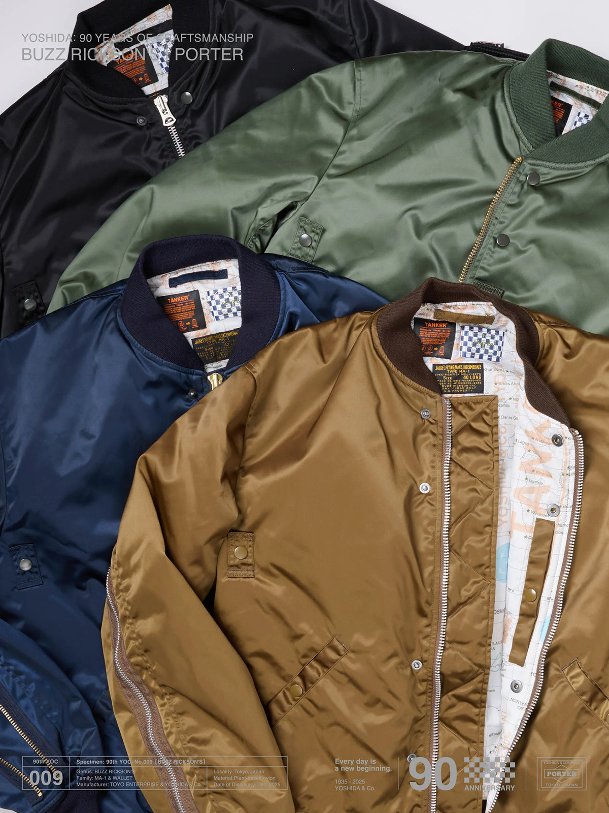 BUZZ RICKSON’S x PORTER MA-1