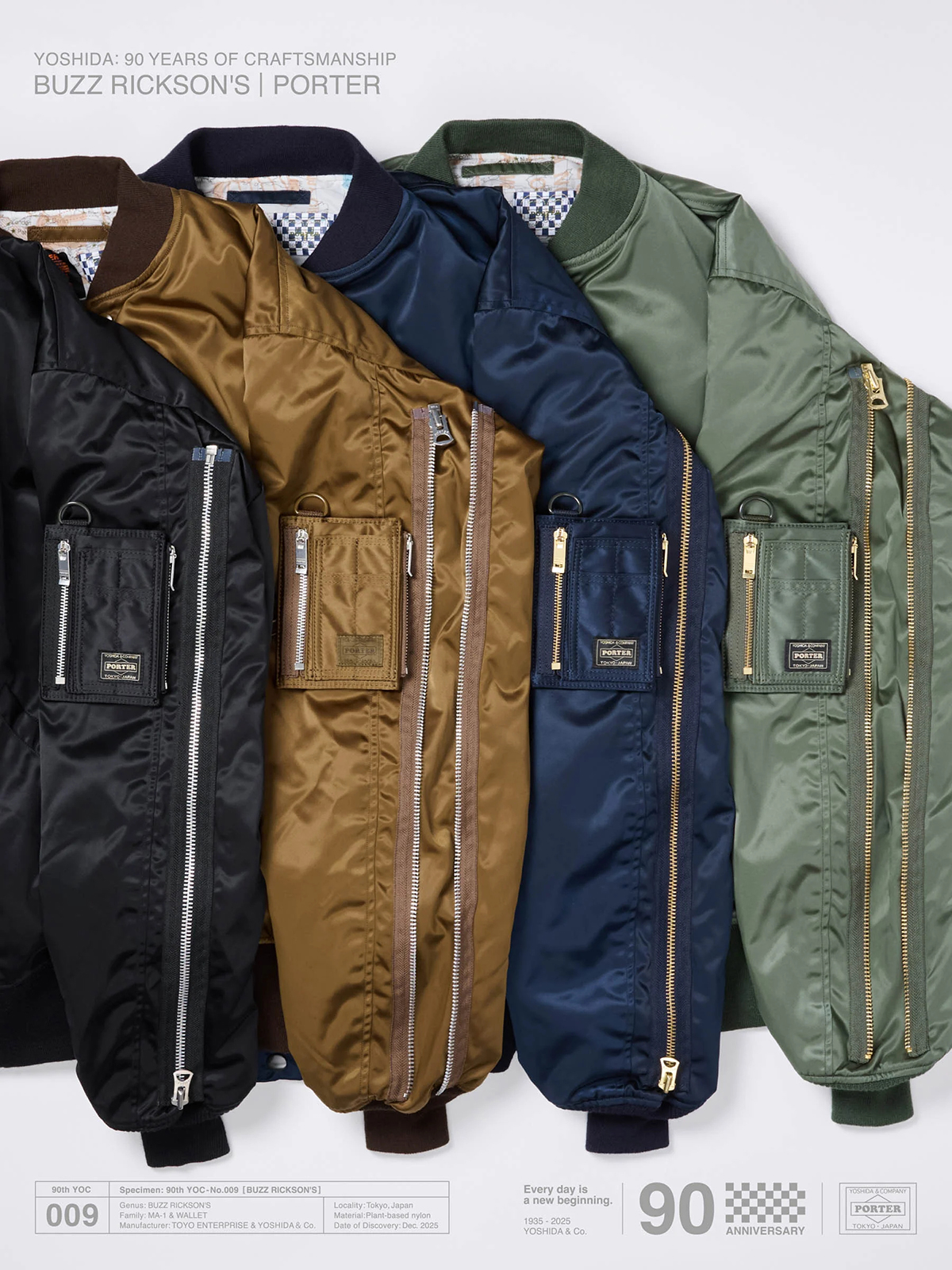 BUZZ RICKSON’S x PORTER MA-1