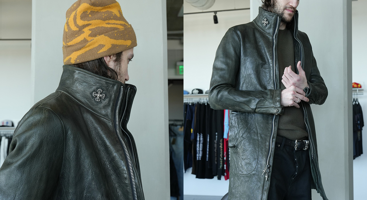 CHROME HEARTS x Carol Christian Poell Horse Leather Coat