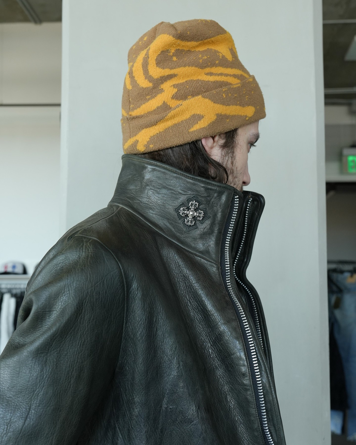 CHROME HEARTS x Carol Christian Poell Horse Leather Coat