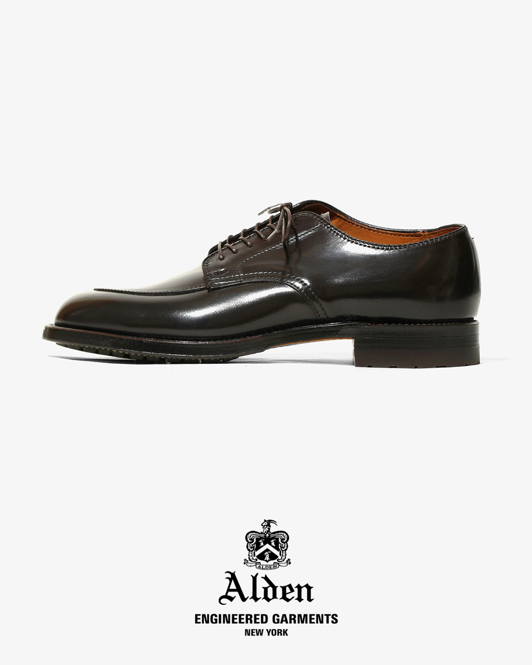 ENGINEERED GARMENTS x Alden Algonquin ox V-Tip – Shell Cordovan