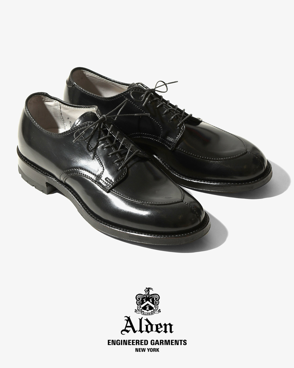 ENGINEERED GARMENTS x Alden Algonquin ox V-Tip – Shell Cordovan