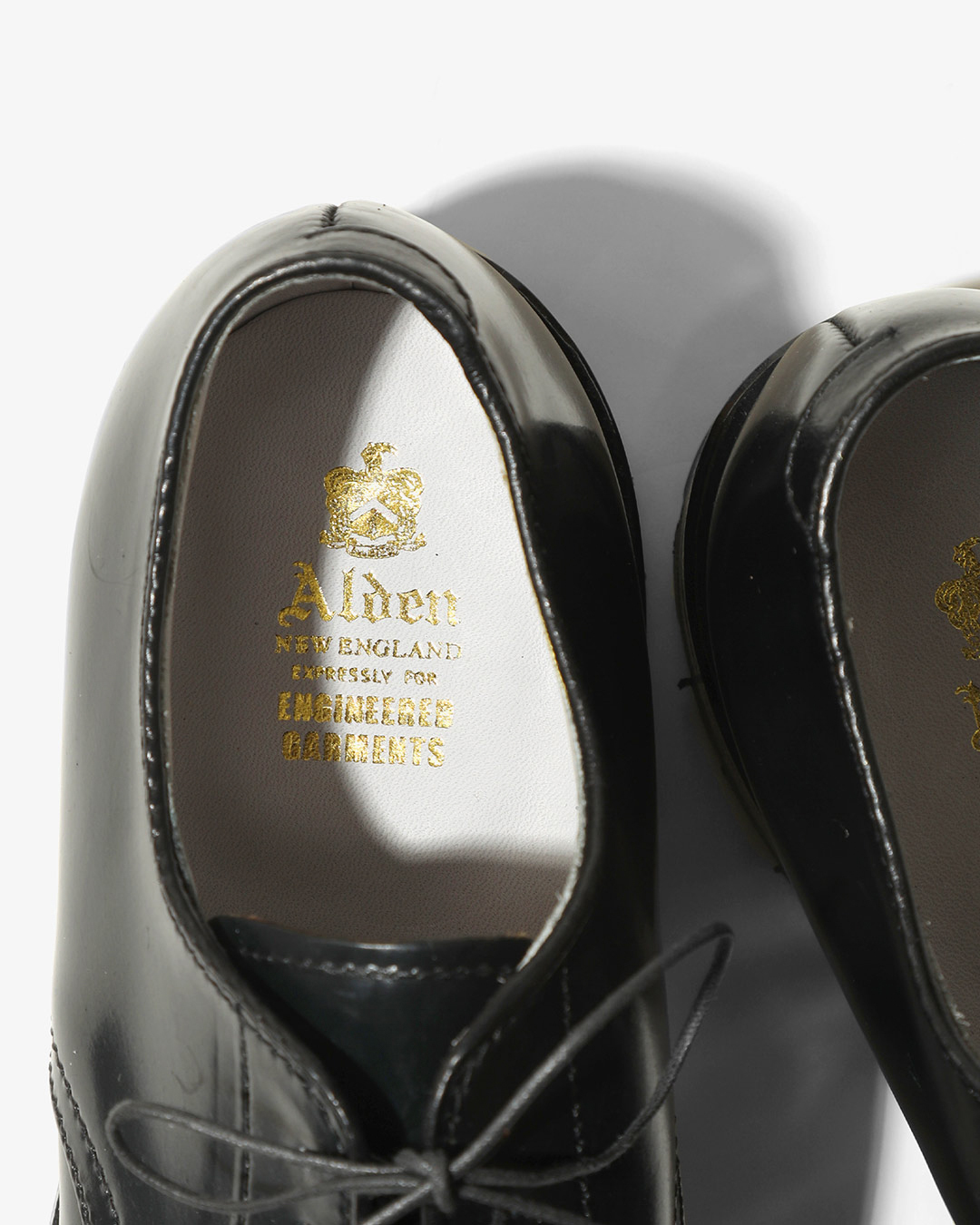 ENGINEERED GARMENTS x Alden Algonquin ox V-Tip – Shell Cordovan