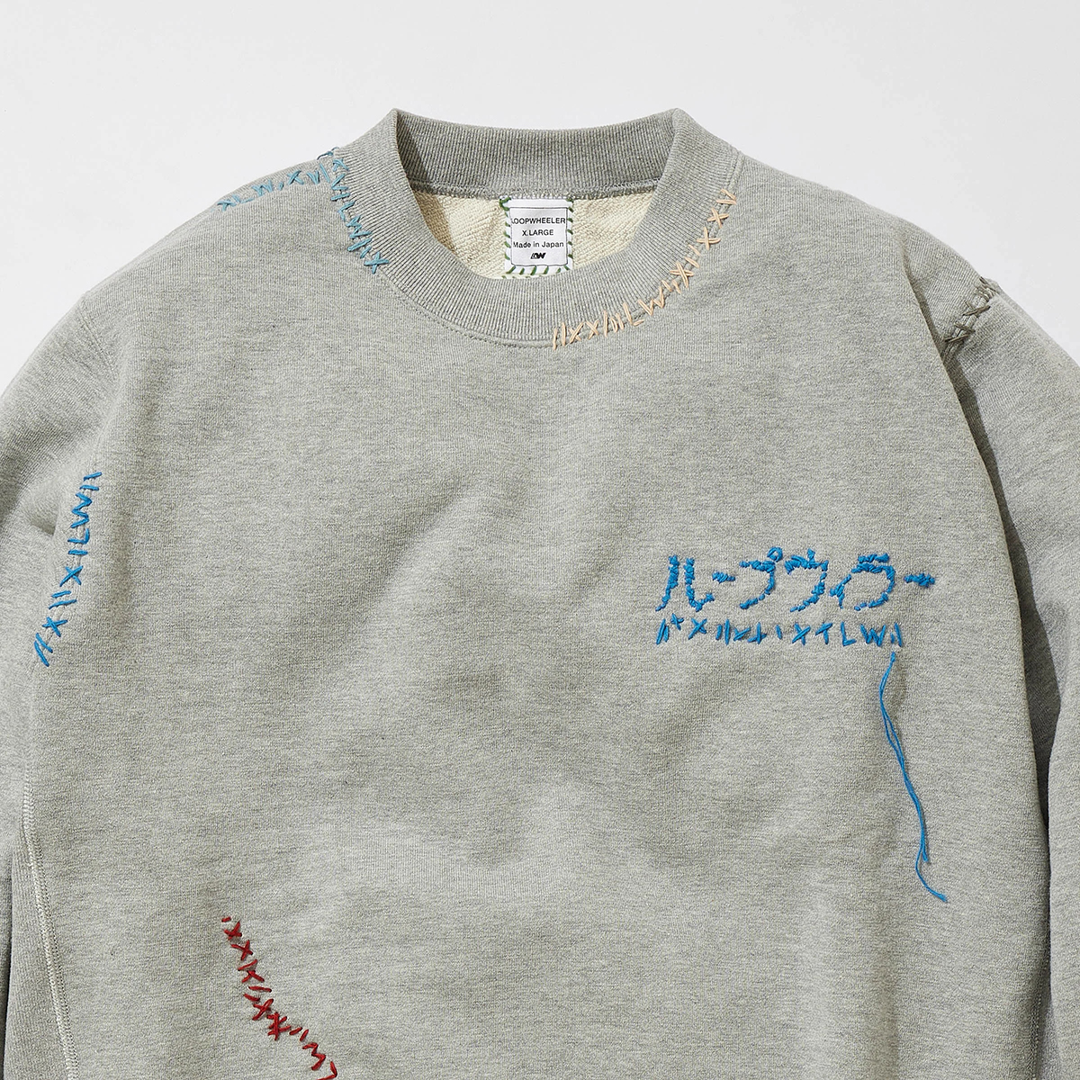 LOOPWHEELER x KUON x SAHIKO GALS Collaboration Sweat Shirts