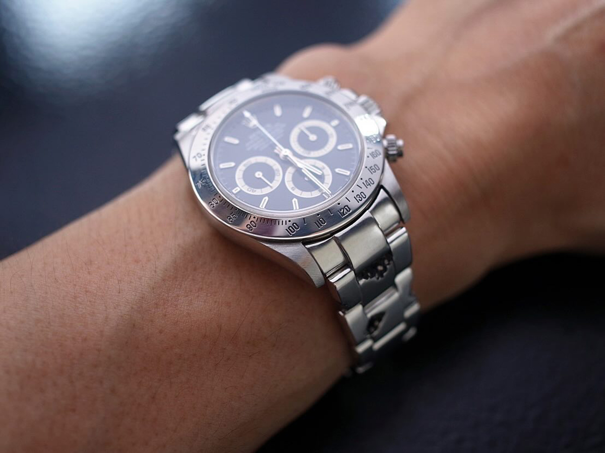 Rolex Daytona Ref.16520 with EYEFUNNY Broken Oyster Bracelet Sterling Silver