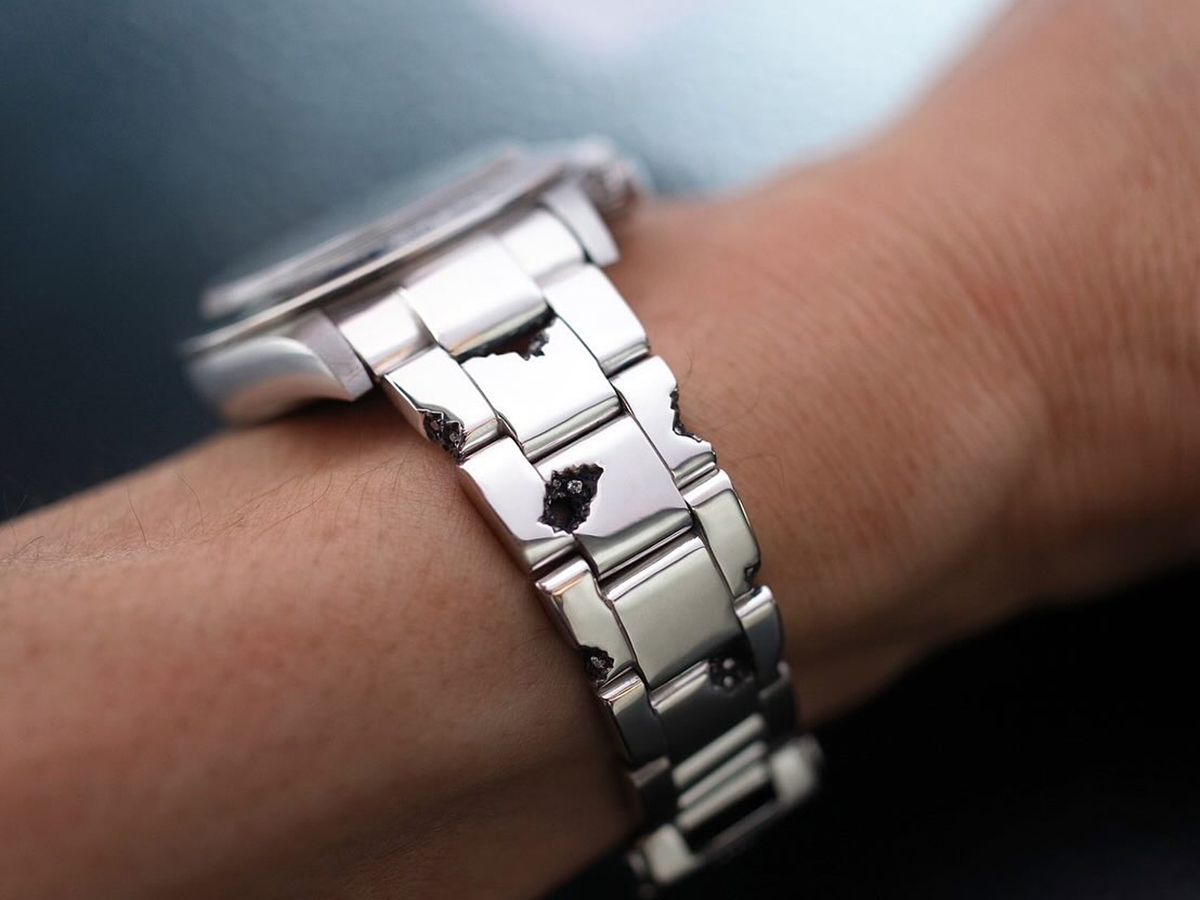 Rolex Daytona Ref.16520 with EYEFUNNY Broken Oyster Bracelet Sterling Silver