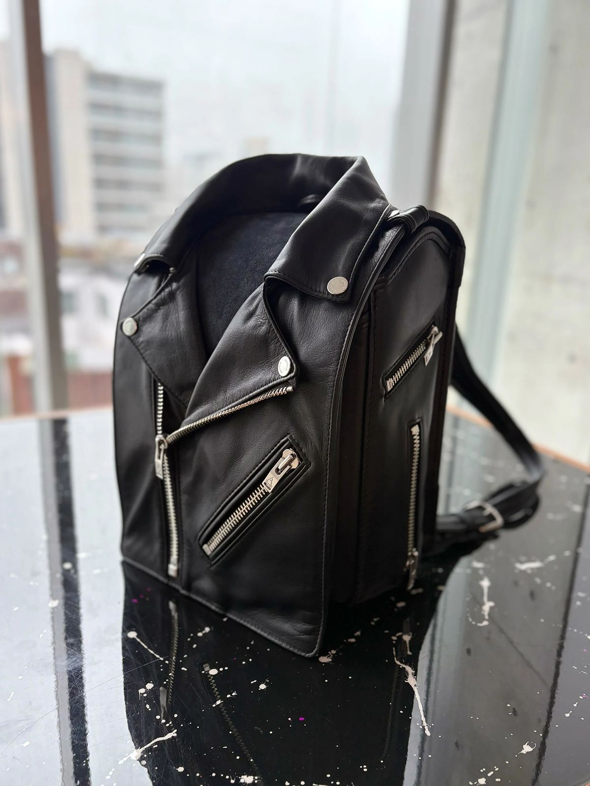A LEATHER x TSUCHIYA KABAN Rider's School Bag ROUNDRIDER