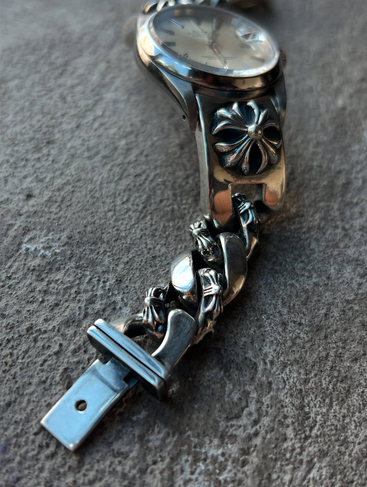 CHROME HEARTS x ROLEX OYSTER PERPETUAL DATEJUST CH Plus Fancy Link Chain