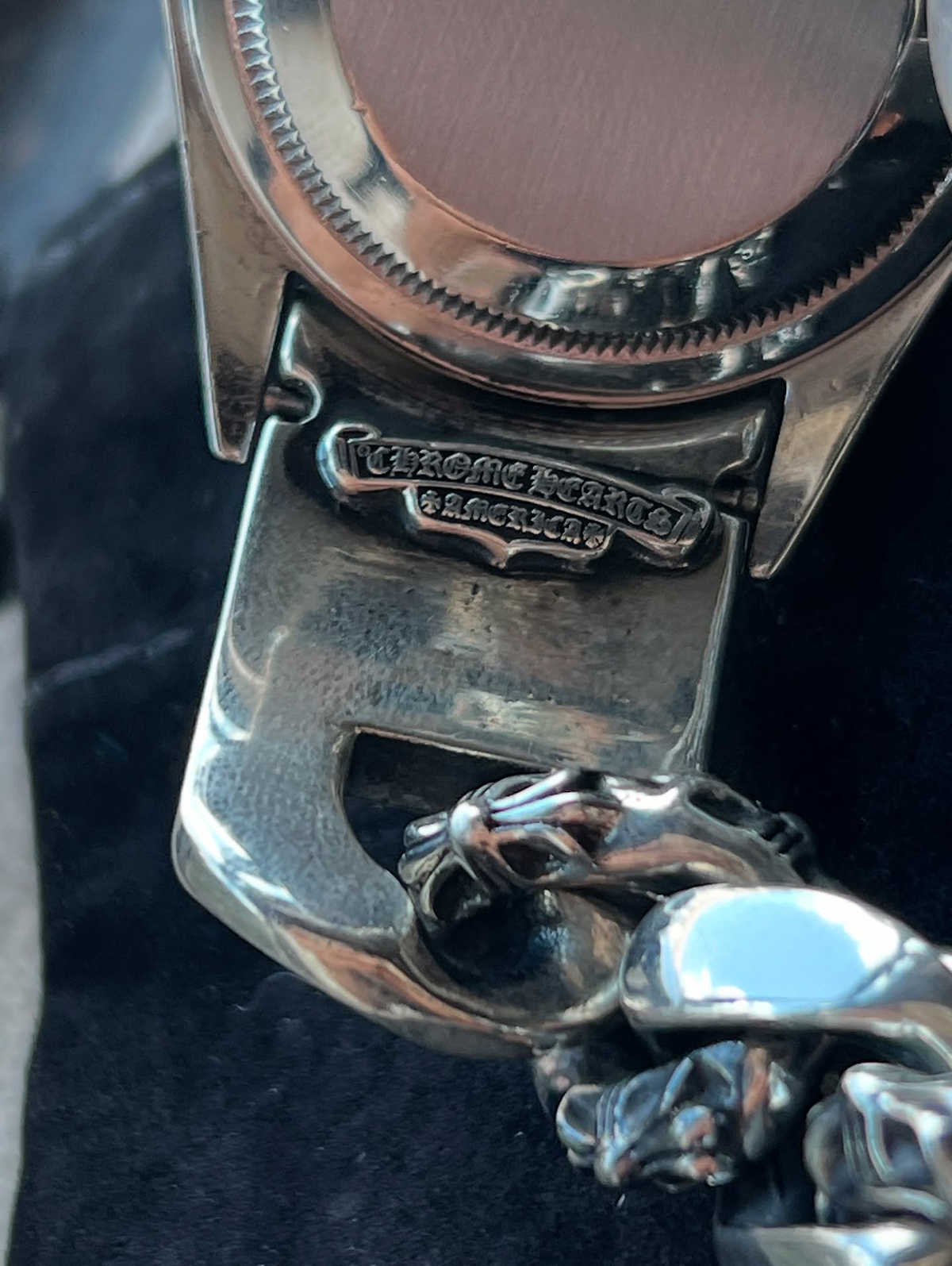 CHROME HEARTS x ROLEX OYSTER PERPETUAL DATEJUST CH Plus Fancy Link Chain