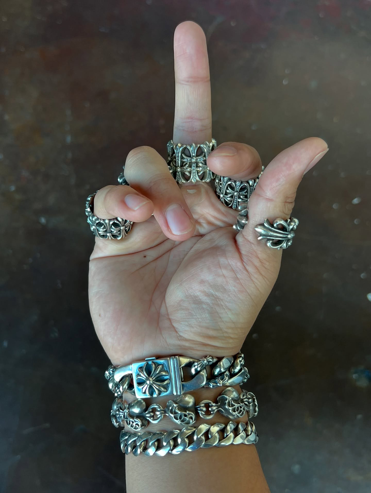 CHROME HEARTS x ROLEX OYSTER PERPETUAL DATEJUST CH Plus Fancy Link Chain