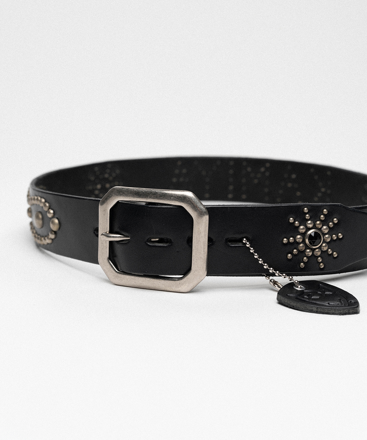 HTCXX x KAMIYA Studded Leather Belt