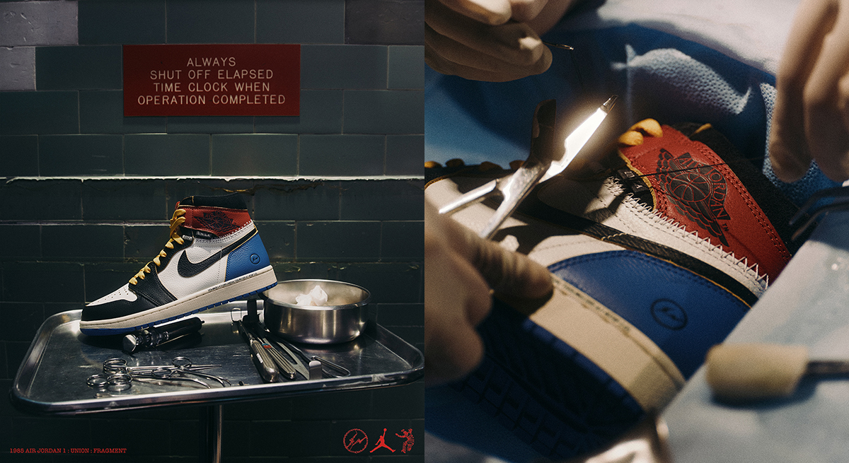 JORDAN BRAND x UNION x fragment design AIR JORDAN 1 RTR HI OG SP