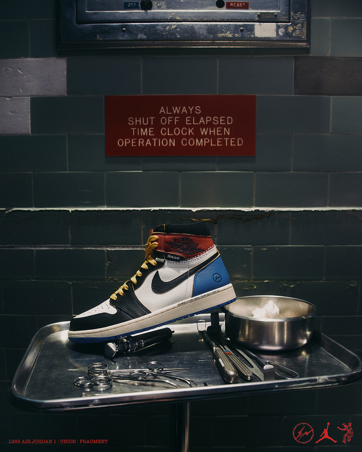 JORDAN BRAND x UNION x fragment design AIR JORDAN 1 RTR HI OG SP