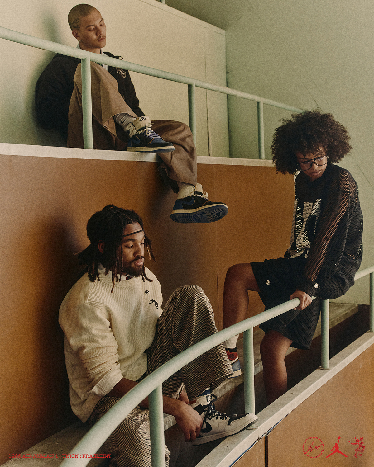 JORDAN BRAND x UNION x fragment design AIR JORDAN 1 RTR HI OG SP