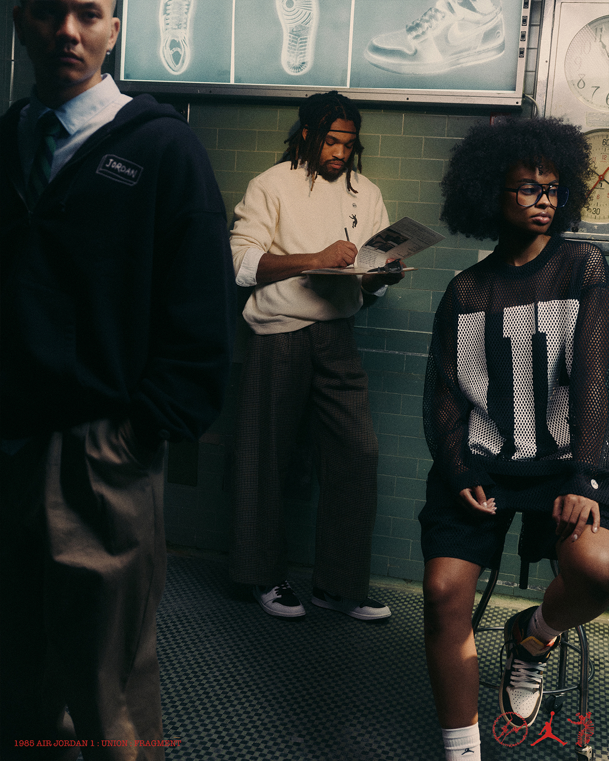 JORDAN BRAND x UNION x fragment design AIR JORDAN 1 RTR HI OG SP
