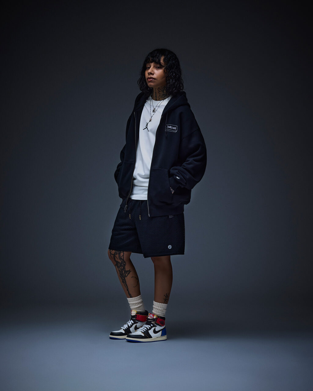 JORDAN BRAND x UNION x fragment design AIR JORDAN 1 RTR HI OG SP