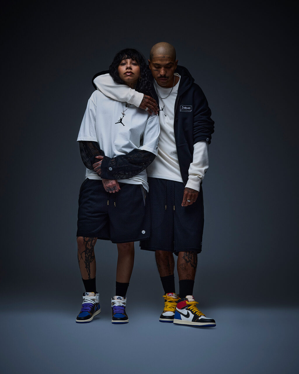 JORDAN BRAND x UNION x fragment design AIR JORDAN 1 RTR HI OG SP