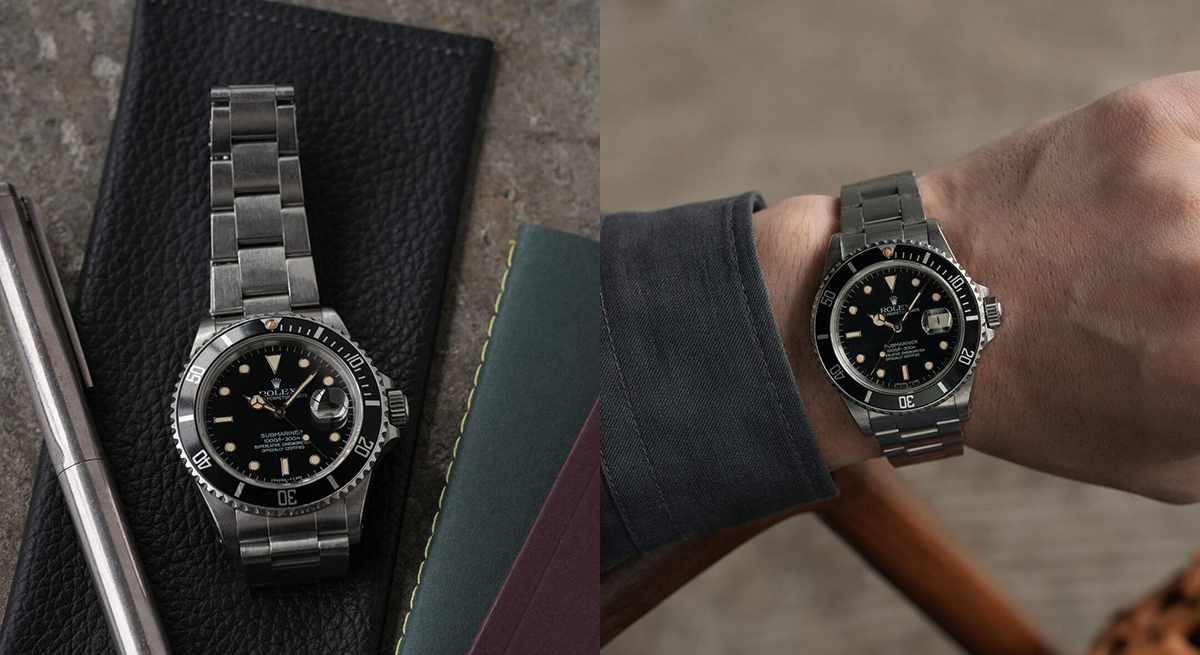 1985 Rolex Submariner Date Ref16800 Black Dial Chronometer