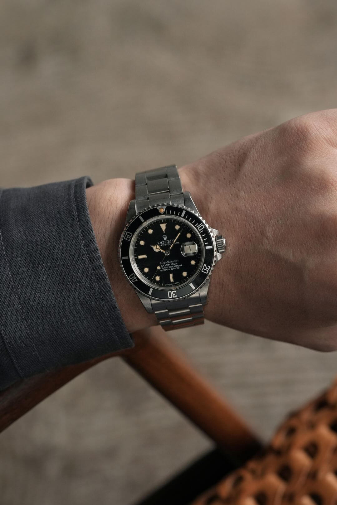 1985 Rolex Submariner Date Ref16800 Black Dial Chronometer