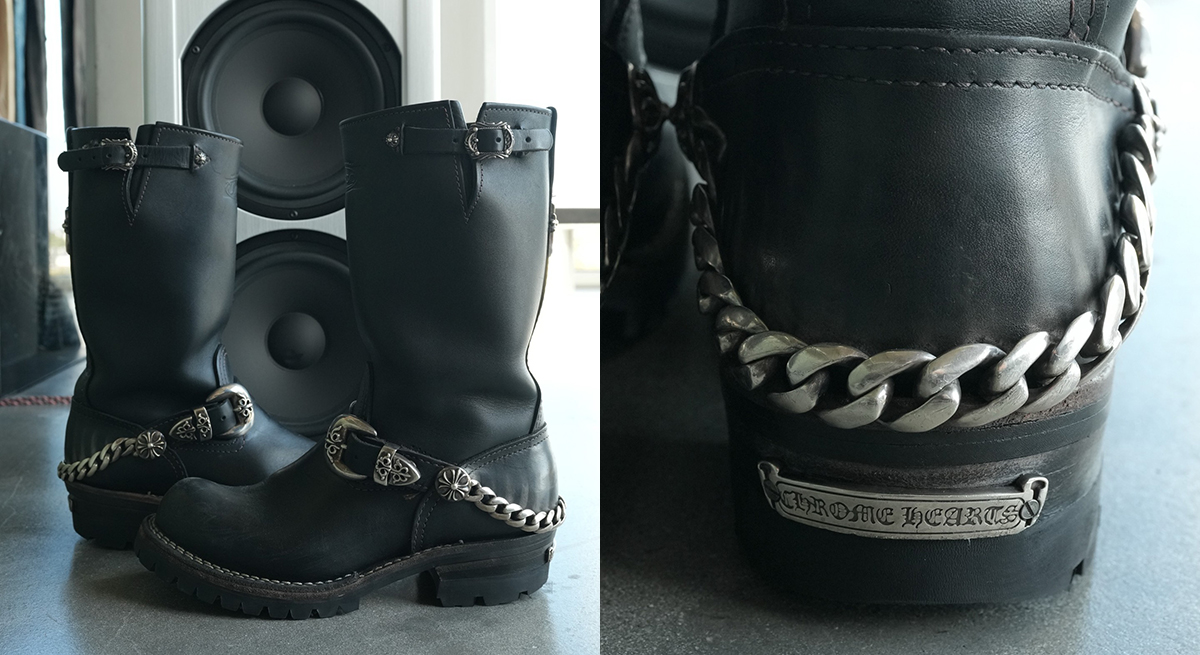CHROME HEARTS x WESCO BOSS Classic Link Chain Custom Black