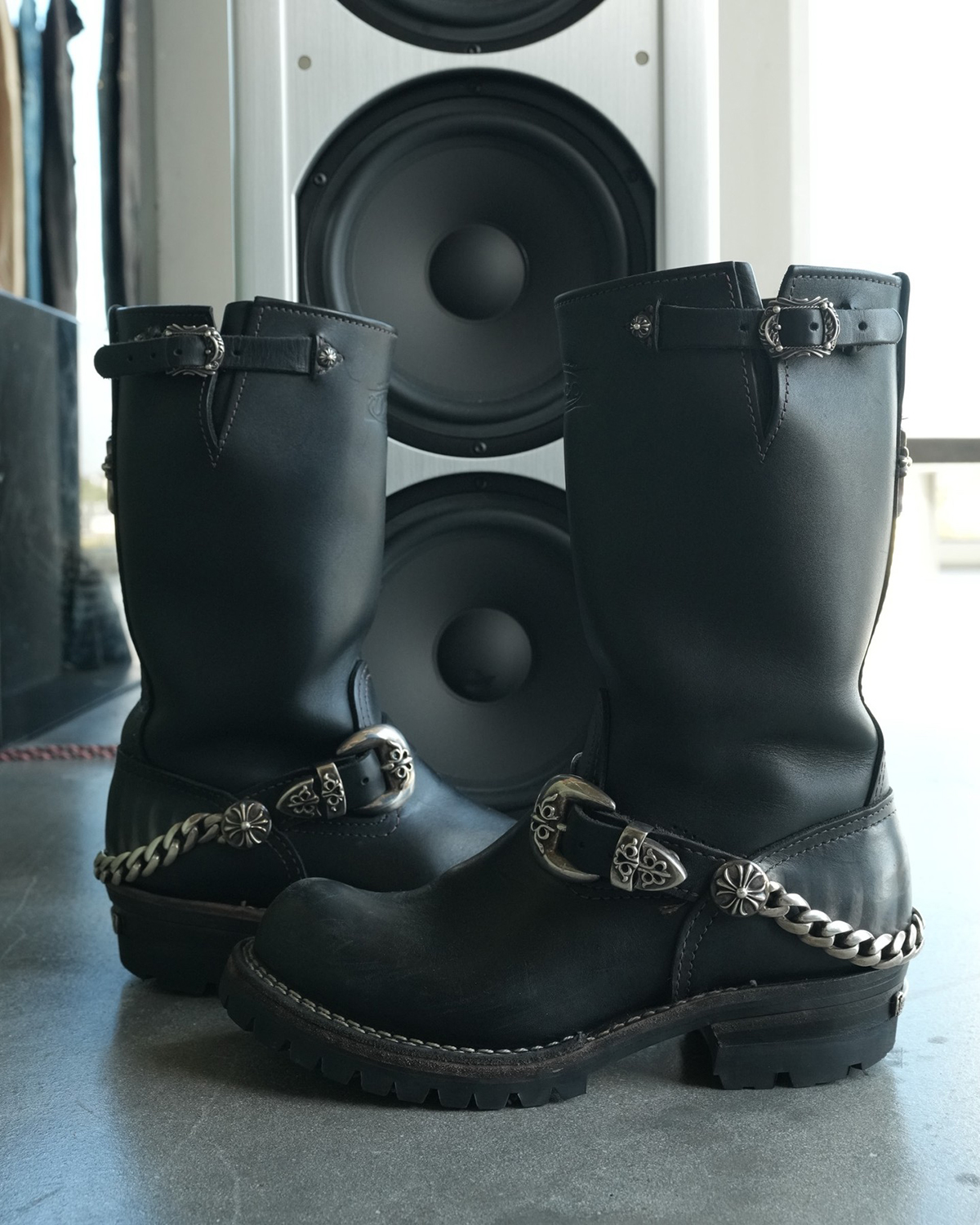 CHROME HEARTS x WESCO BOSS Classic Link Chain Custom Black