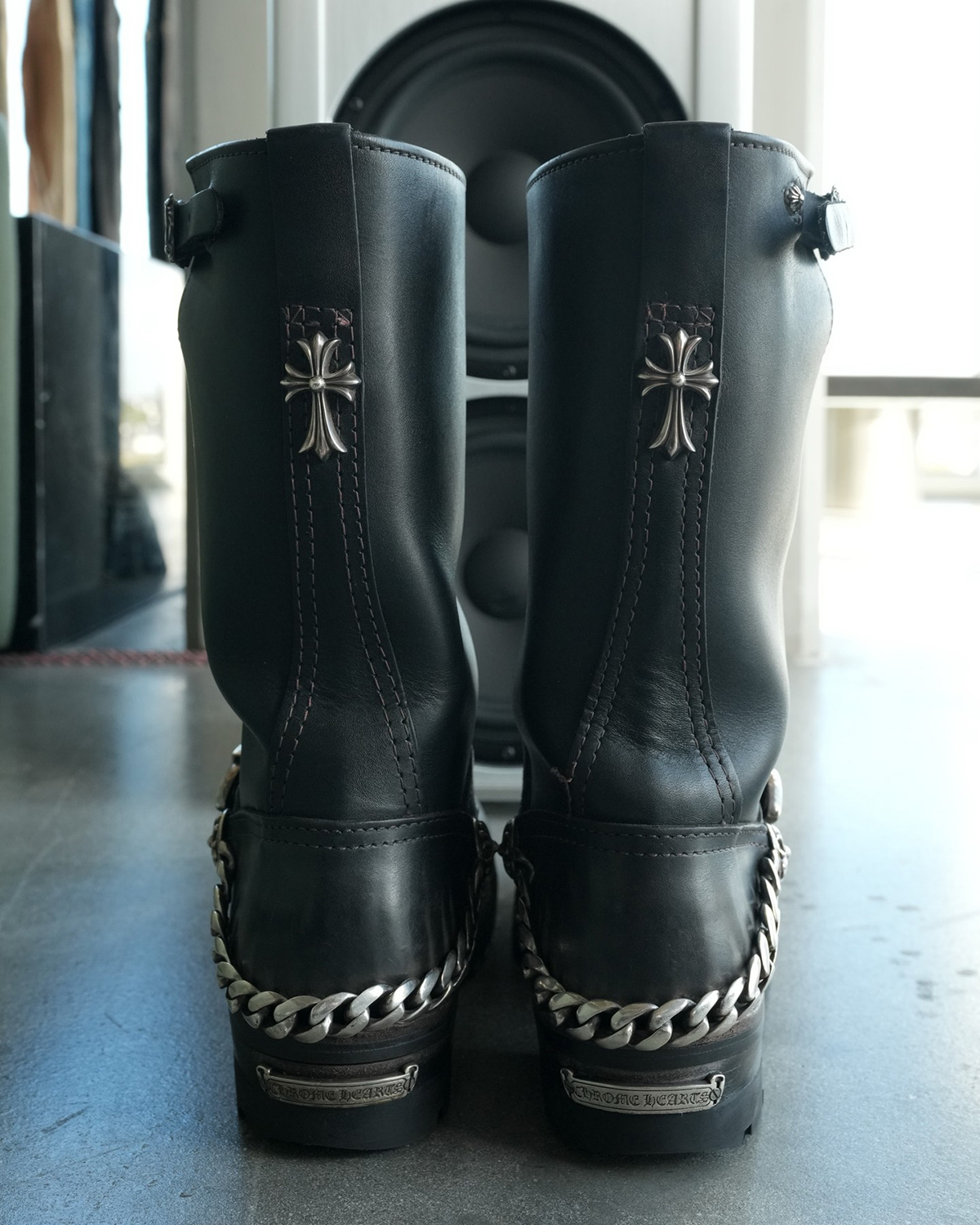 CHROME HEARTS x WESCO BOSS Classic Link Chain Custom Black